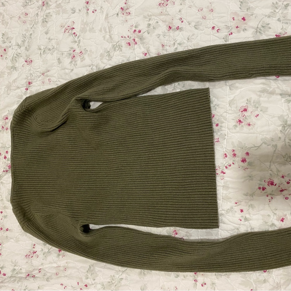 Old Navy Olive Women's Cowl Neck Sweater